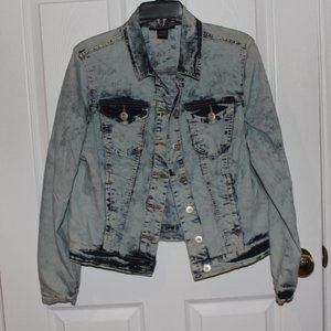 Button Down Blue Jean Jacket